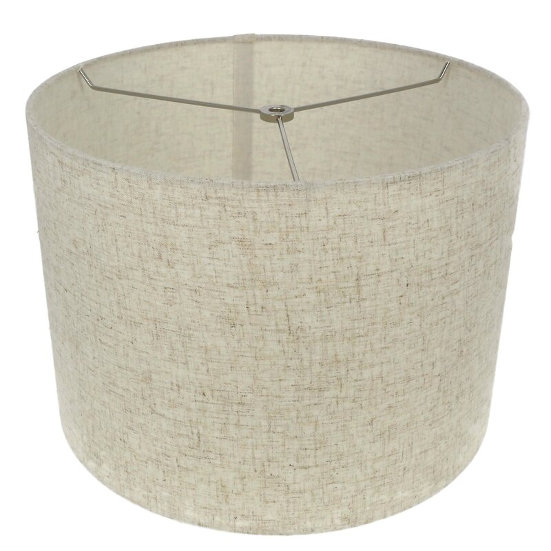 Ebern Designs Linen Drum Lamp Shade Spider And Reviews Wayfair